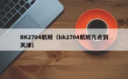 BK2704航班（bk2704航班几点到天津）