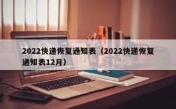 2022快递恢复通知表（2022快递恢复通知表12月）