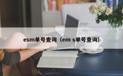 esm单号查询（em s单号查询）