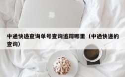 中通快递查询单号查询追踪哪里（中通快递的查询）