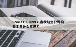 9c8831（9C8831春秋航空公司的数字是什么意思?）