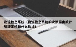 物流信息系统（物流信息系统的决策层由统计管理系统和什么构成）