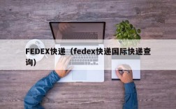 FEDEX快递（fedex快递国际快递查询）