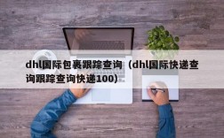 dhl国际包裹跟踪查询（dhl国际快递查询跟踪查询快递100）